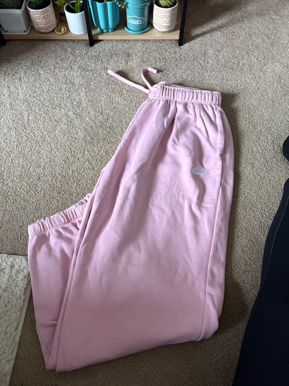 Pink Drawstring Sweatpants